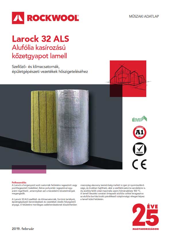 Rockwool Larock 32 ALS adatlap
